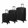 IT Luggage Spontaneous - 3pc Set (Black) -UK Suitcase Sales 2024 32559 HK15 2881 08BlackSSFrontpanel