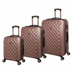 IT Luggage Cushion Lux - Cabin (Metallic Rose Gold) -UK Suitcase Sales 2024 32631 HK16 1646A08MetallicrosegoldSSFrontpanelcopy bbf25dd5 4ffc 4f2e a42e 39b8f71e7234