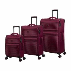 IT Luggage Precursor - 3pc Set (Dark Red)