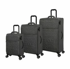 IT Luggage Citywide - 3pc Set (Charcoal)