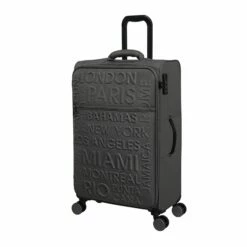 IT Luggage Citywide - 3pc Set (Charcoal) 16 IT Luggage Citywide - 3pc Set (Charcoal) -UK Suitcase Sales 2024 32757 UK12 2648 08Charcoal Darkgullgrey SSFrontpanel25in