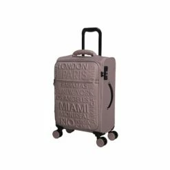 IT Luggage Citywide - 3pc Set (Pale Mauve) -UK Suitcase Sales 2024 32757 UK12 2648 08PalemauveSSFrontpanel18.7in