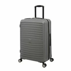 IT Luggage Eco-Protect - 3pc Set (Elephant Skin) -UK Suitcase Sales 2024 32759 UK16 2910E08GreyskinS735SSFrontpanel25in