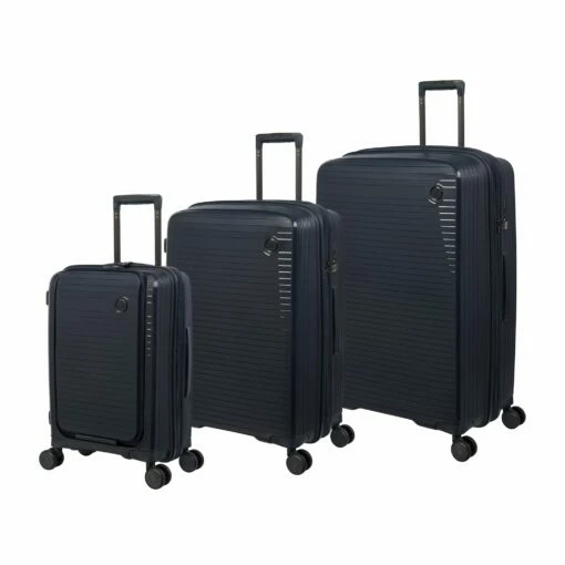 IT Luggage Spontaneous II - 3pc Set (Blueberry) -UK Suitcase Sales 2024 32770 UK15 2881 08BlueberrySSFrontpanel