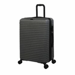 Attuned - 3pc Set (Charcoal) -UK Suitcase Sales 2024 32772 UK16 2620 08CharcoalgreySSFrontpanel25in