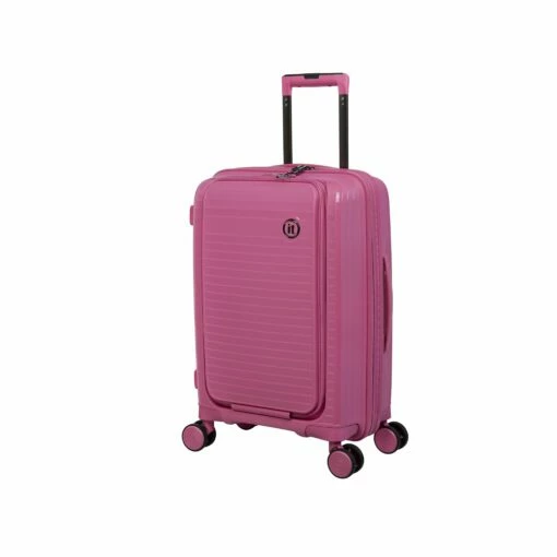 IT Luggage Spontaneous II - Cabin With Pocket (Azalea Pink) -UK Suitcase Sales 2024 32784 UK15 2881 08AzaleapinkSSFrontpanel19.8inwithpocket bebb7eca 82f2 411a 82ce d171d310815b