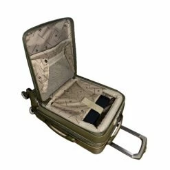 Rapidity - Cabin (Dark Olive) -UK Suitcase Sales 2024 32798 UK16 2911 08 dark olive open laptop