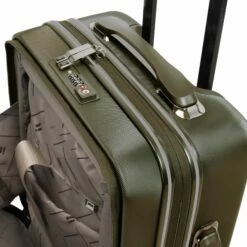 Rapidity - Cabin (Dark Olive) -UK Suitcase Sales 2024 32798 UK16 2911 08DarkoliveSSFrontpanel18.5in 1 zoom 2