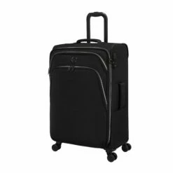 IT Luggage Trinary - 4pc Set (Black) -UK Suitcase Sales 2024 32909 UK12 2875 08BlackSSFrontpanel25in