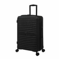 IT Luggage Eco-Protect - 4pc Set (Black) -UK Suitcase Sales 2024 32913 UK16 2910E08BlackSSFrontpanel25in