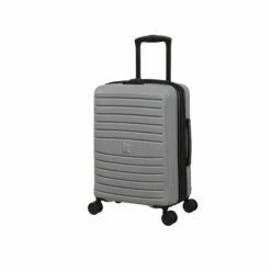 IT Luggage Eco-Protect - 4pc Set (Silver) -UK Suitcase Sales 2024 32913 UK16 2910E08SilverSSFrontpanel18.9in