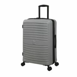 IT Luggage Eco-Protect - 4pc Set (Silver) -UK Suitcase Sales 2024 32913 UK16 2910E08SilverSSFrontpanel25in