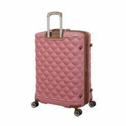 IT Luggage Indulging - 4pc Set (Flamingo Pink) -UK Suitcase Sales 2024 32964 UK16 3039 08FlamingoPinkSSBackpanel