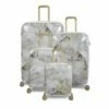 IT Luggage Sheen - 4pc Set (Gold Greyscale Marble) -UK Suitcase Sales 2024 32980 UK16 2269B08GoldgreyscalemarbleSSFrontpaneldirect1