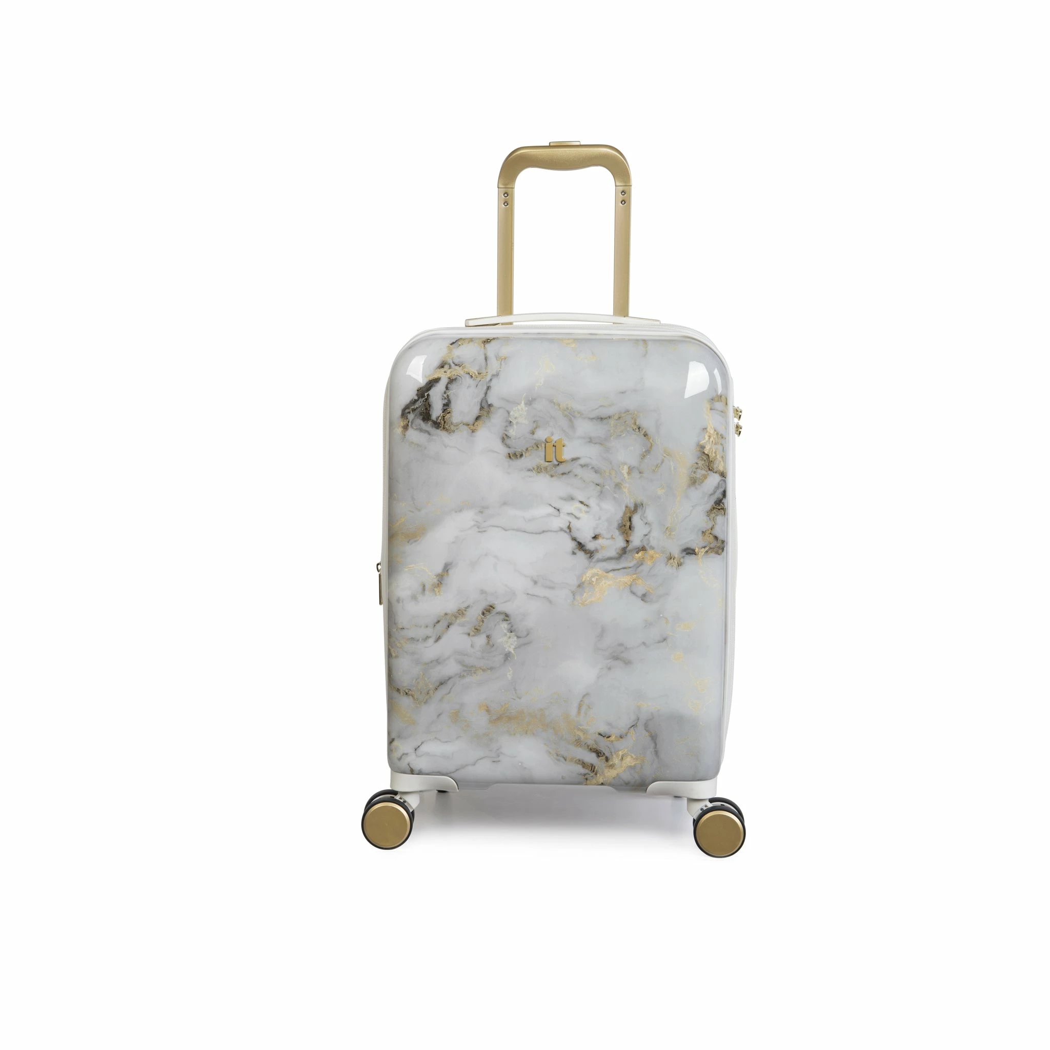 IT Luggage Sheen - 4pc Set (Gold Greyscale Marble) 8 IT Luggage Sheen - 4pc Set (Gold Greyscale Marble) - Image 6