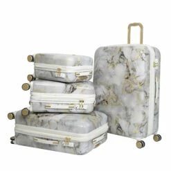 IT Luggage Sheen - Underseat (Gold Greyscale Marble) -UK Suitcase Sales 2024 32980 UK16 2269B08GoldgreyscalemarbleSSFrontpanelset1 2facb6ee 234c 4253 97d5 b7f355949771