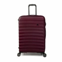 IT Luggage Fusional - 4pc Set (Dark Red) 23 IT Luggage Fusional - 4pc Set (Dark Red) -UK Suitcase Sales 2024 32987A UK16 2920 08DarkredsS055SSFrontpaneldirectly25in