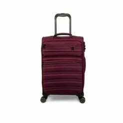 IT Luggage Fusional - 4pc Set (Dark Red) 24 IT Luggage Fusional - 4pc Set (Dark Red) -UK Suitcase Sales 2024 32987B UK12 2920 08DarkredsS055SSFrontpaneldirectly19.4in
