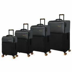 Duo-Tone - Medium (Pewter & Black) -UK Suitcase Sales 2024 33080 UK12 1519B08Pewter BlackSSFrontpanel 3ae3f43b 80f9 49b3 bf90 ea76924a5e87