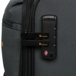 Duo-Tone - 4pc Set (Pewter & Black) -UK Suitcase Sales 2024 33080 UK12 1519B08Pewter BlackSSTSAlock