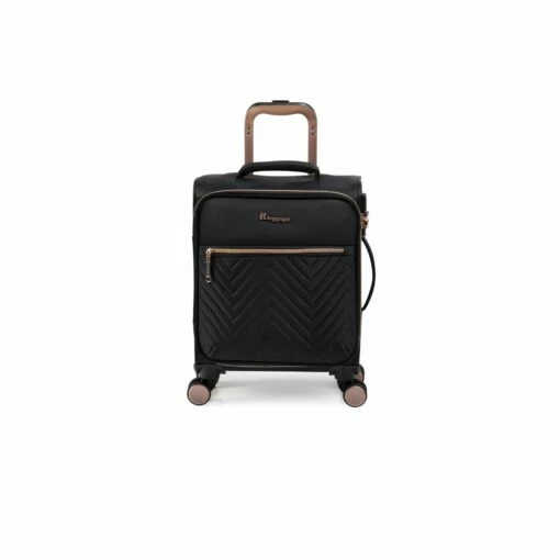 IT Luggage Bewitching - Underseat (Black) -UK Suitcase Sales 2024 33095 UK12 2686 08BlackSSFrontpaneldircetly15in e223a865 f54c 446b aca6 b2583d5b1172