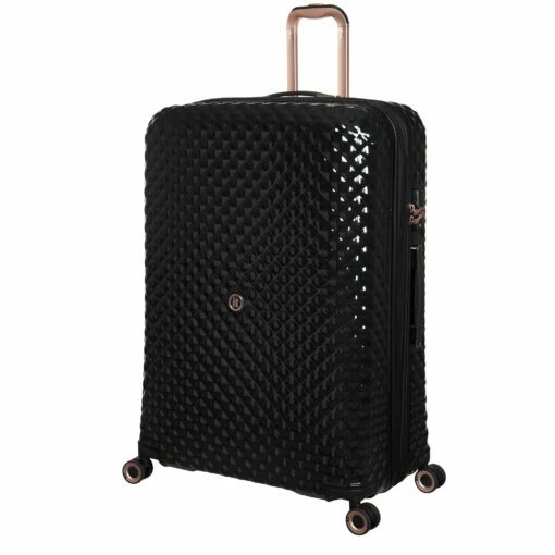 IT Luggage Glitzy - Extra Large (Black) -UK Suitcase Sales 2024 33109 UK16 2888A08BlackSSFrontpanel31in ccbc3958 6cf6 40ff 9918 703eba953c50