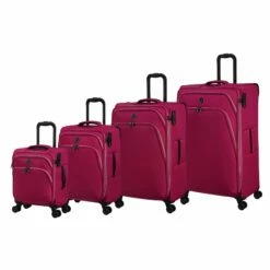 IT Luggage Trinary - Cabin (Viva Magenta) -UK Suitcase Sales 2024 33167 UK12 2875 08Magentablush Vivamagenta SSFrontpanel d9428bdf 7253 4862 b74a 1b1a33357581