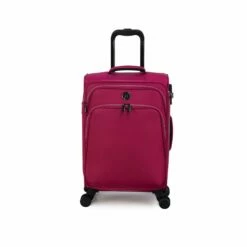 IT Luggage Trinary - 4pc Set (Viva Magenta) -UK Suitcase Sales 2024 33167 UK12 2875 08Magentablush Vivamagenta SSFrontpaneldirectly19.4in