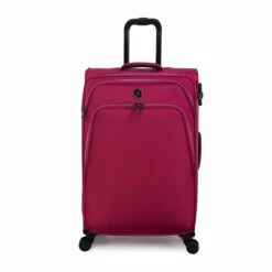 IT Luggage Trinary - 4pc Set (Viva Magenta) -UK Suitcase Sales 2024 33167 UK12 2875 08Magentablush Vivamagenta SSFrontpaneldirectly25in