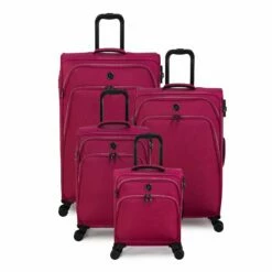 IT Luggage Trinary - Cabin (Viva Magenta) -UK Suitcase Sales 2024 33167 UK12 2875 08Magentablush Vivamagenta SSFrontpaneldirectly2 8d965f97 242d 4cab a4a6 68f945fc61d5
