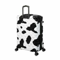 IT Luggage Indulging - Cabin (Moo Cow Print) -UK Suitcase Sales 2024 33198 UK16 3039A08Moocowblack whiterepeatprintSSBackpanel 725e213a 6a7a 4f17 ad8d f816430b3246