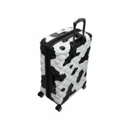 IT Luggage Indulging - Cabin (Moo Cow Print) -UK Suitcase Sales 2024 33198 UK16 3039A08Moocowblack whiterepeatprintSSBacktop a1f32138 d5cc 4013 ab77 e4d9b9f9412d