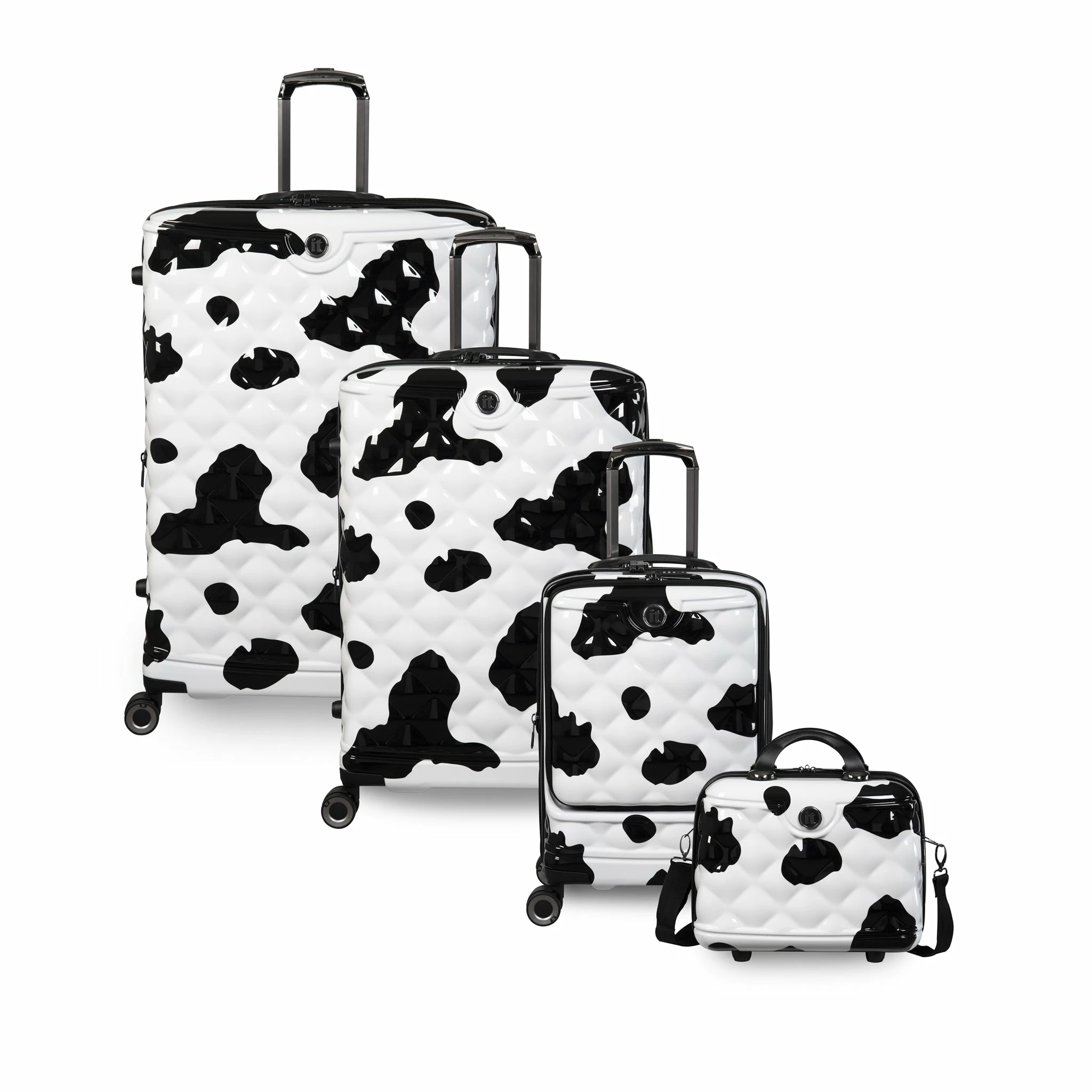 IT Luggage Indulging II - 4pc Set (Moo Cow Print) 8 IT Luggage Indulging II - 4pc Set (Moo Cow Print) - Image 6