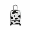 IT Luggage Indulging II - Cabin With Pocket (Moo Cow Print) -UK Suitcase Sales 2024 33199 UK16 3039A08Moocowblack whiterepeatprintSSFrontpaneldirectly18.5inwithpocket 0557bf87 897b 40b7 bcbd 0f6d16a78f13