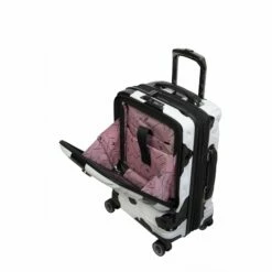 IT Luggage Indulging II - Cabin With Pocket (Moo Cow Print) 21 IT Luggage Indulging II - Cabin With Pocket (Moo Cow Print) -UK Suitcase Sales 2024 33199 UK16 3039A08Moocowblack whiterepeatprintSSPocketinterior 369ec0cb a4f9 4f03 bf30 0b303c62a71c