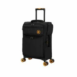 Simultaneous - Cabin (Black) -UK Suitcase Sales 2024 33202 UK12 2900 08BlackSSFrontpanel19.5in b1e8301e 71f5 4977 a89c 6230b60be421