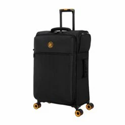 Simultaneous - Medium (Black) -UK Suitcase Sales 2024 33202 UK12 2900 08BlackSSFrontpanel24in d0196b38 b63d 49b9 ab25 df51b8451170