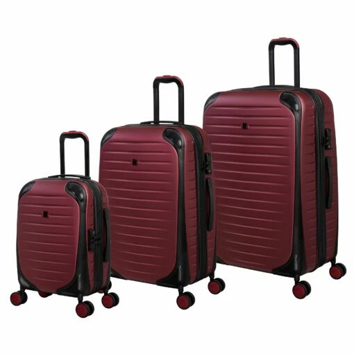 IT Luggage Lineal - 3pc Set (Wine Red) -UK Suitcase Sales 2024 61328 US16 2631 08DeepclaretS008SSFrontpanel 9de5143f 72ec 4763 98c1 37773b1b9a36