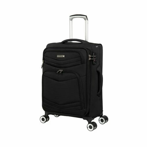 IT Luggage Intrepid - Cabin (Black) -UK Suitcase Sales 2024 61356 US12 2078D08BlackS001SSFrontpanel19.5in 6f009518 f88a 41af 8651 2af4a9afa93d
