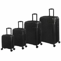 IT Luggage Valiant - 4pc Set (Black)