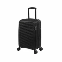 IT Luggage Valiant - 4pc Set (Black) -UK Suitcase Sales 2024 61437 US16 2914 08BlackS001SSFrontpanel18.9in