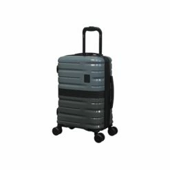 IT Luggage Interfuse - 3pc Set (Lead / Pewter) -UK Suitcase Sales 2024 61527 US16 2936 08Lead PewterM332SSFrontpanel18.5in