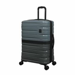 IT Luggage Interfuse - 3pc Set (Lead / Pewter) -UK Suitcase Sales 2024 61527 US16 2936 08Lead PewterM332SSFrontpanel25in