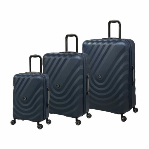 Eco-Pulse - 3pc Set (Navy) -UK Suitcase Sales 2024 61607 US16 3013E08DarkdenimS146SSFrontpanel