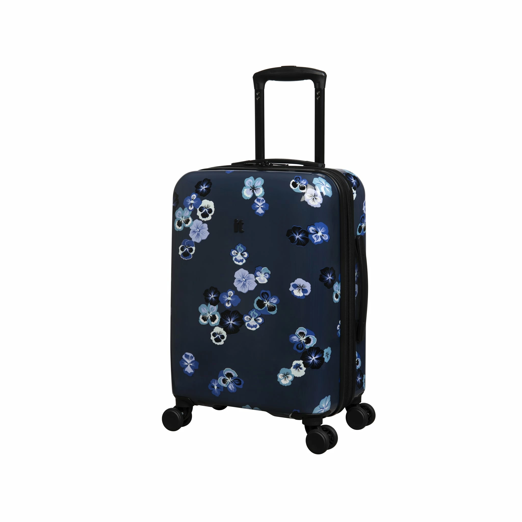 IT Luggage Sheen - 2pc Set (Pansies Floral Blue Depths) 8 IT Luggage Sheen - 2pc Set (Pansies Floral Blue Depths) - Image 6