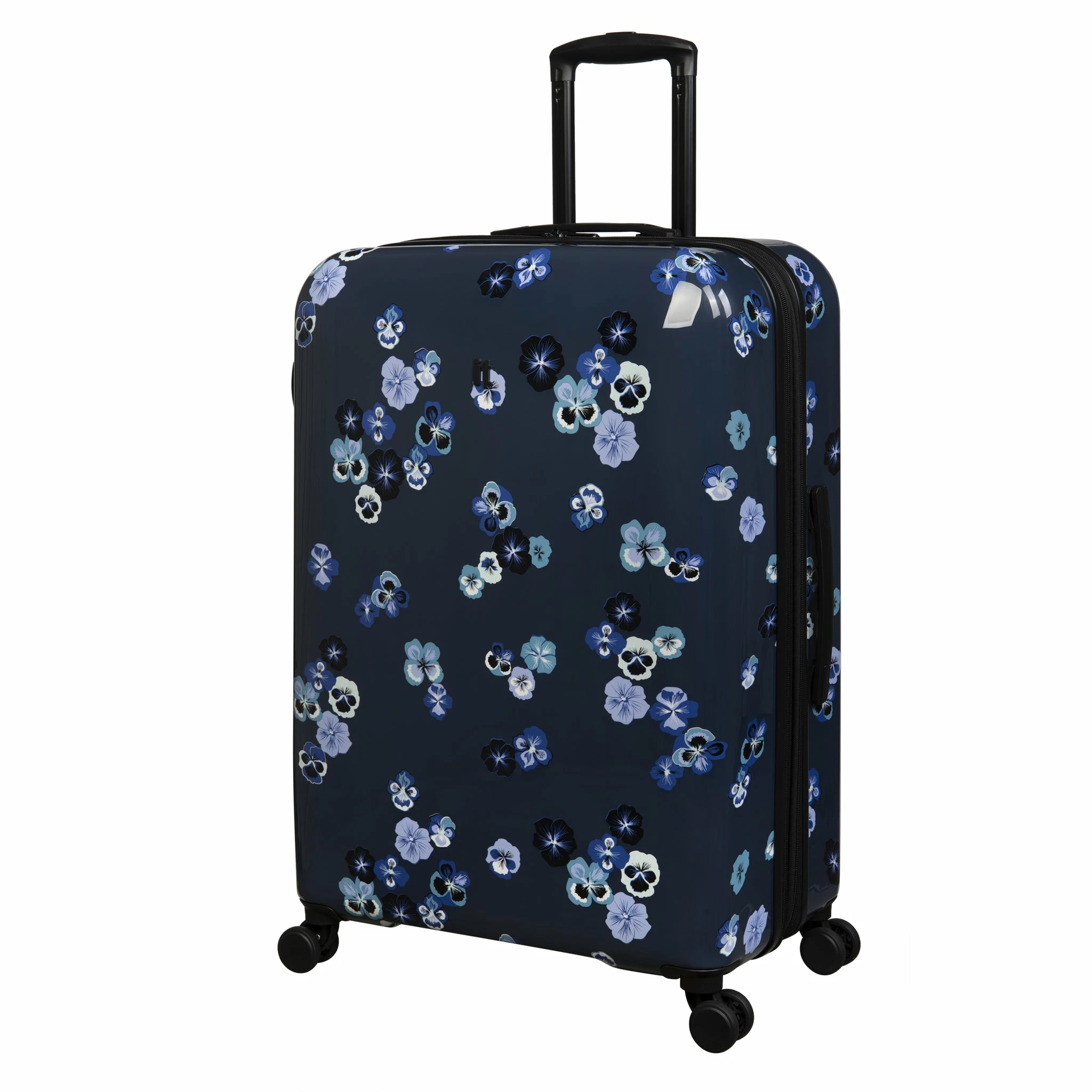 IT Luggage Sheen - 2pc Set (Pansies Floral Blue Depths) 7 IT Luggage Sheen - 2pc Set (Pansies Floral Blue Depths) - Image 5