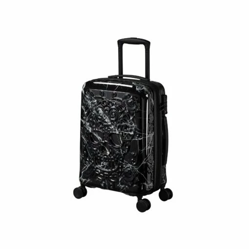 IT Luggage Candy Calavera - Cabin (Black Marble) -UK Suitcase Sales 2024 Candy Calavera 16 2918A Cabin Case front side