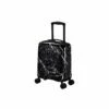 IT Luggage Candy Calavera - Underseat (Black Marble) -UK Suitcase Sales 2024 Candy Calavera 16 2918A Underseat Case front side