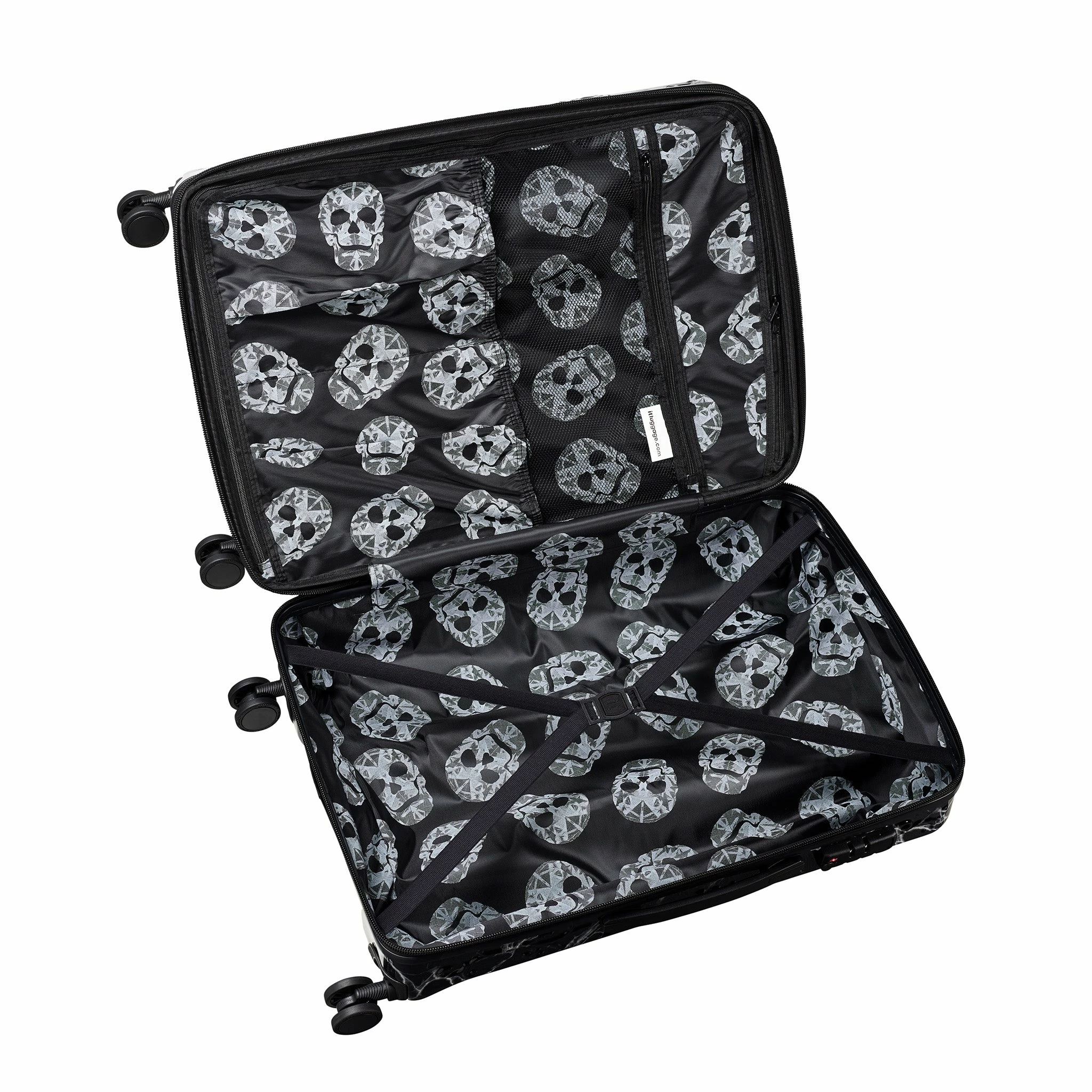 IT Luggage Candy Calavera - 4pc Set (Black Marble) 11 IT Luggage Candy Calavera - 4pc Set (Black Marble) - Image 9