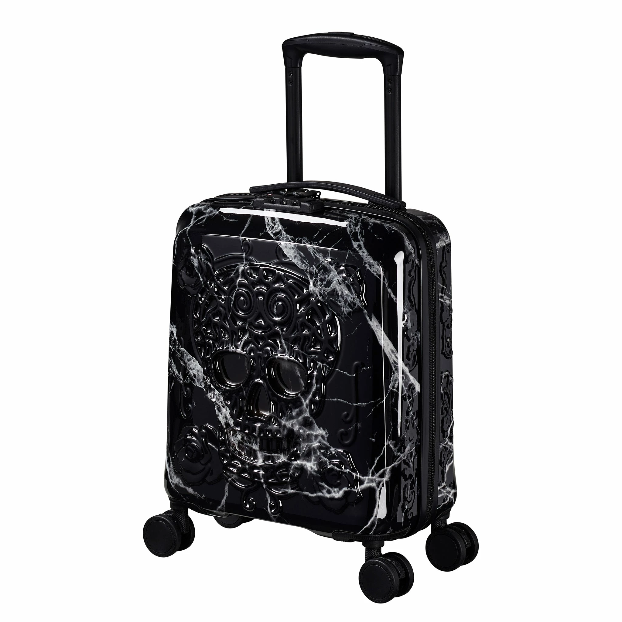 IT Luggage Candy Calavera - 4pc Set (Black Marble) 10 IT Luggage Candy Calavera - 4pc Set (Black Marble) - Image 8